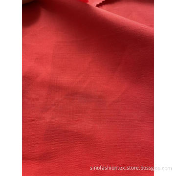 Rayon Ramie blandade Twill -tyg för Lady&#39;s Summer Outwear
